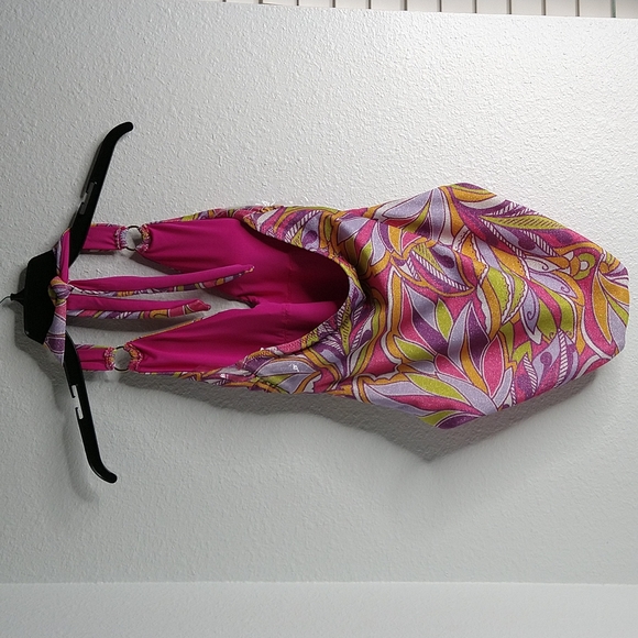 Becca by Rebecca Virtue Women's Psychedelica Nina Halter One Piece Swims… - Picture 4 of 5